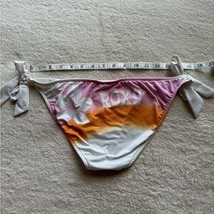 Roxy Side Tie Bikini bottom low rise Size L NOT AVAILABLE